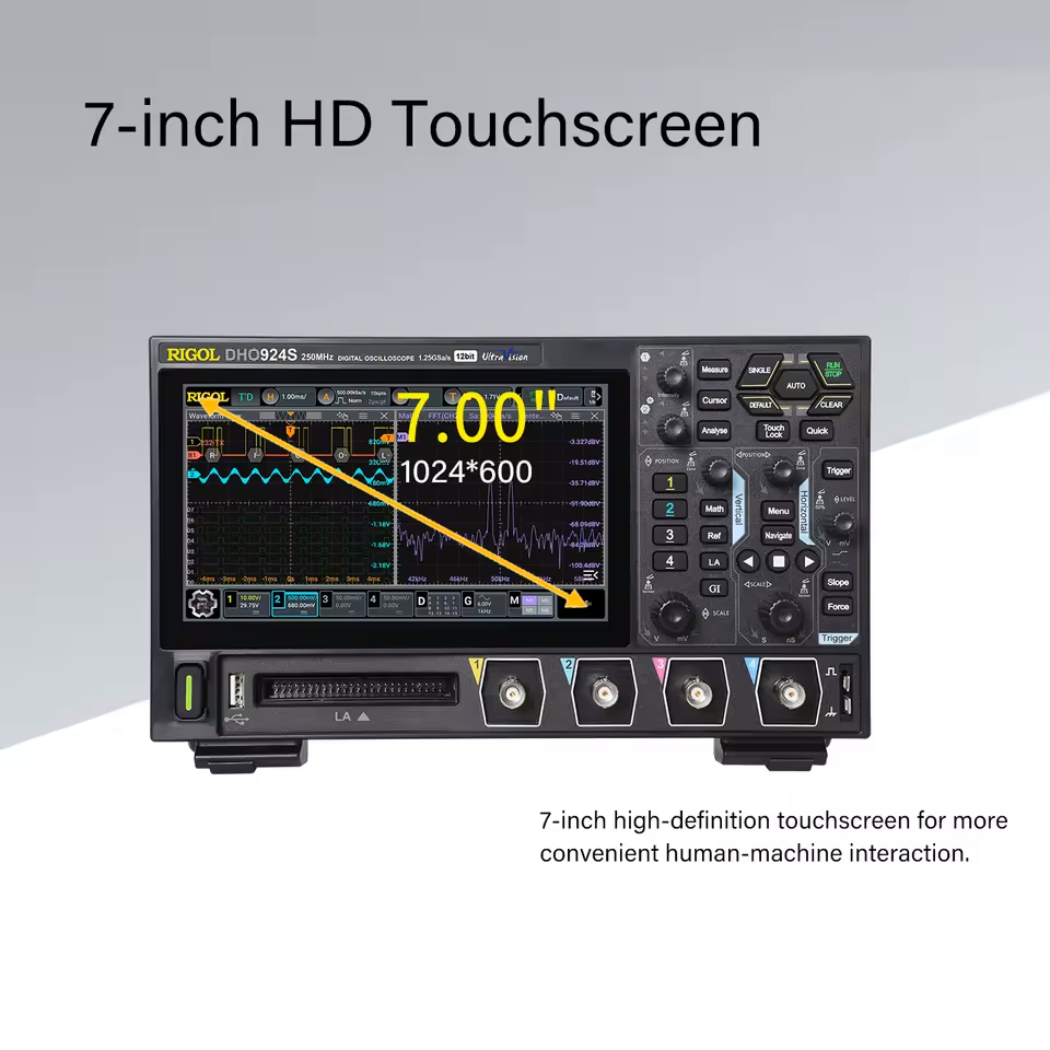 RIGOL DHO900 Series Oscillosco - đánh giá và giá Digital Storage Oscilloscope 100Mhz