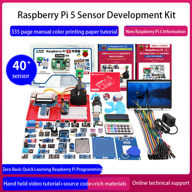 Raspberry Pi 5 Sensor Developm - đánh giá và giá Raspberry Pi 5 8Gb Kit